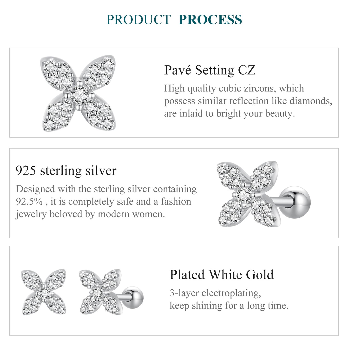 Butterfly Stud Earring