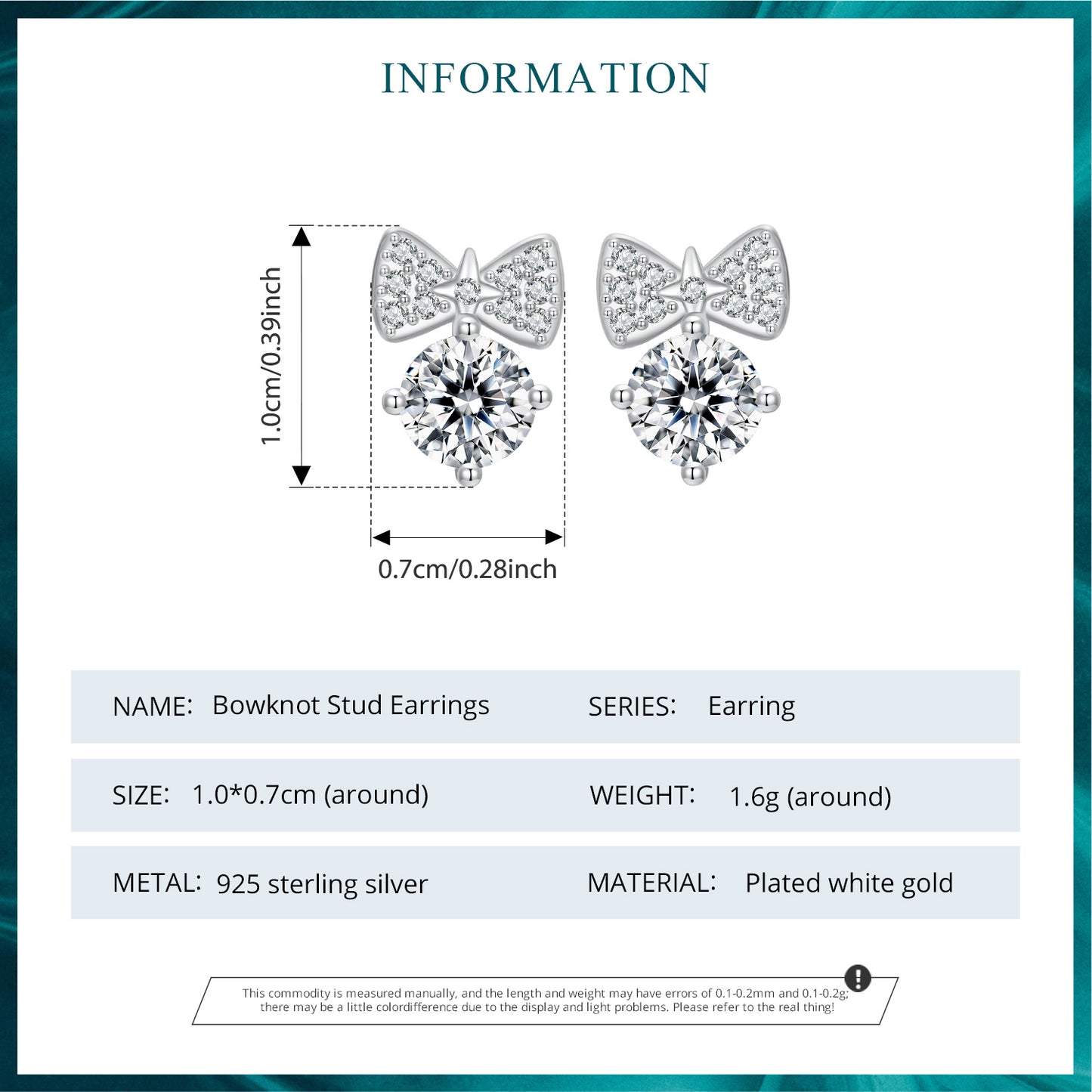 Bow Knot Stud Earring