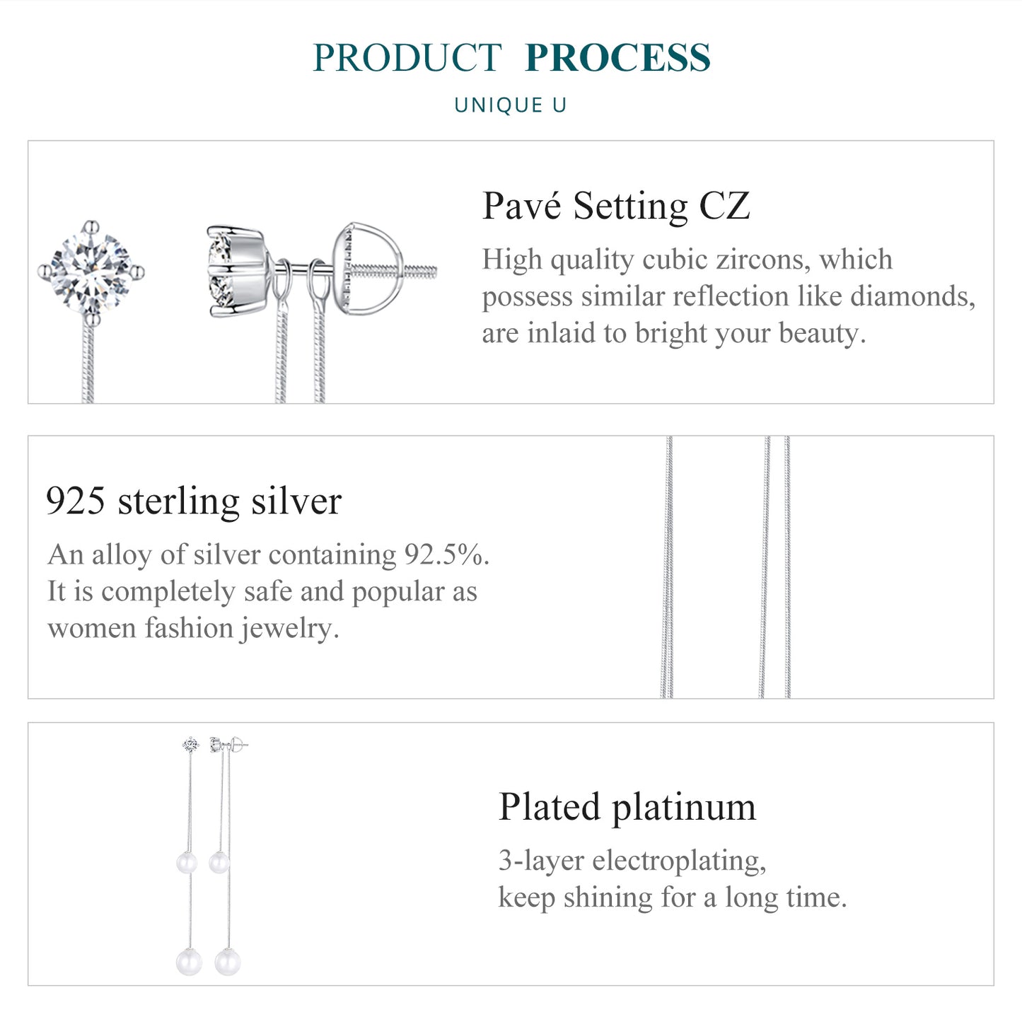 Double Pearl Drop Earring