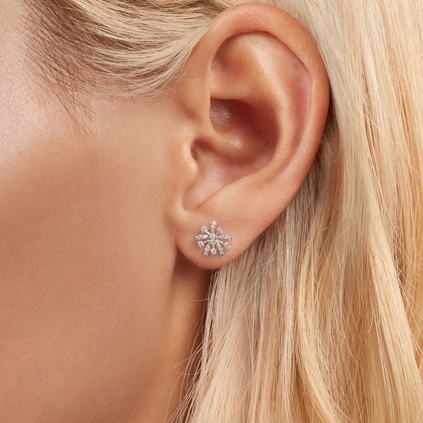 Blossom Radiance Stud Earring
