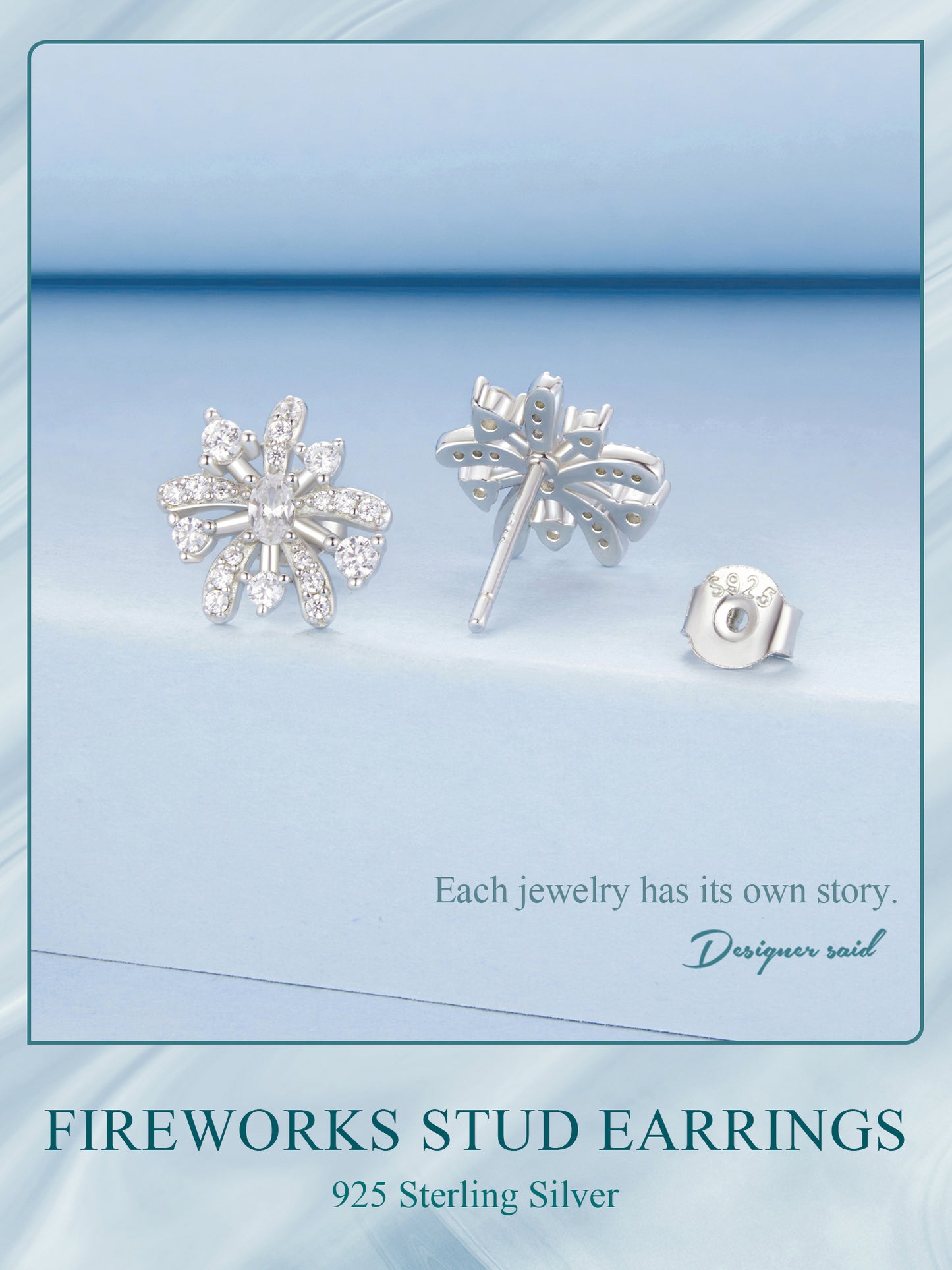 Blossom Radiance Stud Earring