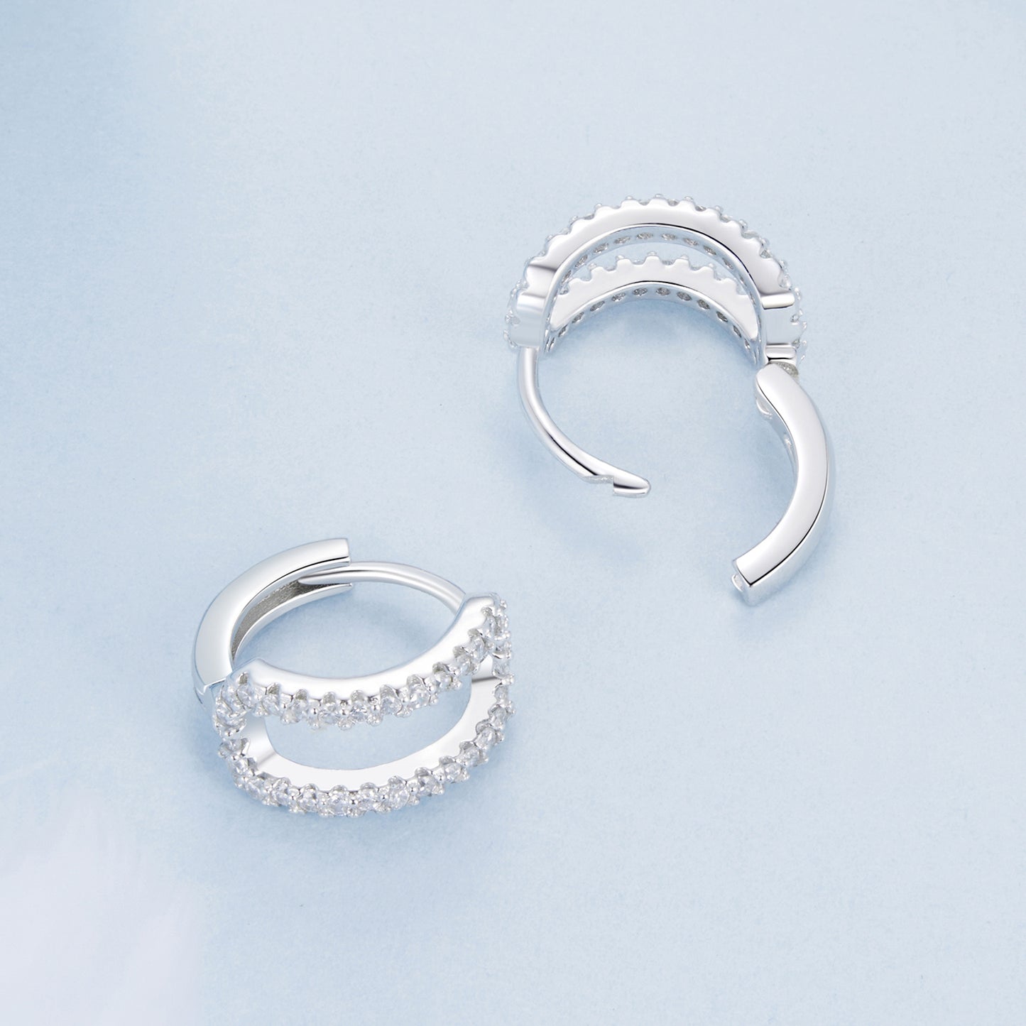 Rectangular Huggie Earring