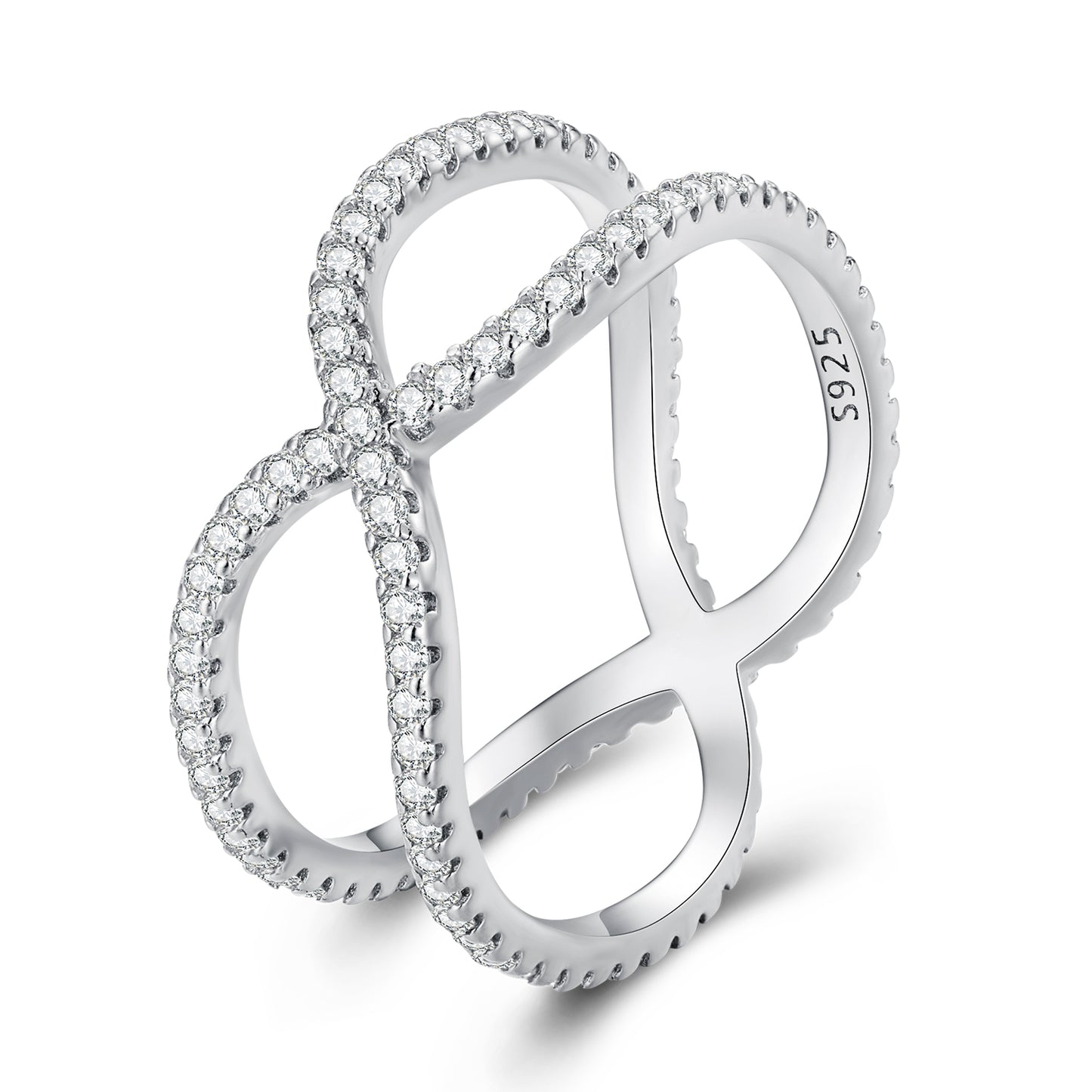 Rosella Criss-Cross X Design Ring