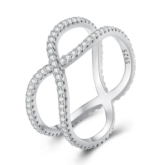 Rosella Criss-Cross X Design Ring