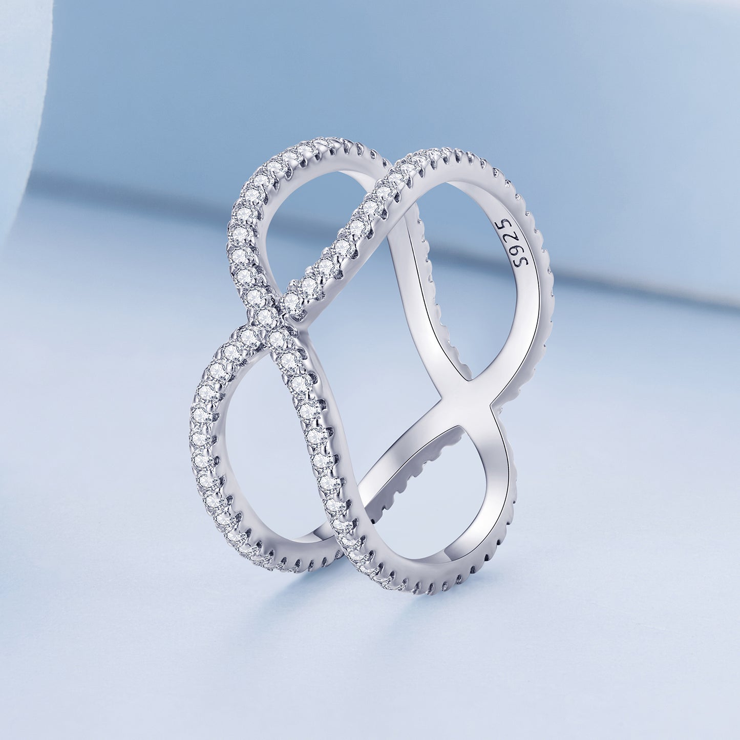 Rosella Criss-Cross X Design Ring