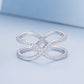 Rosella Criss-Cross X Design Ring
