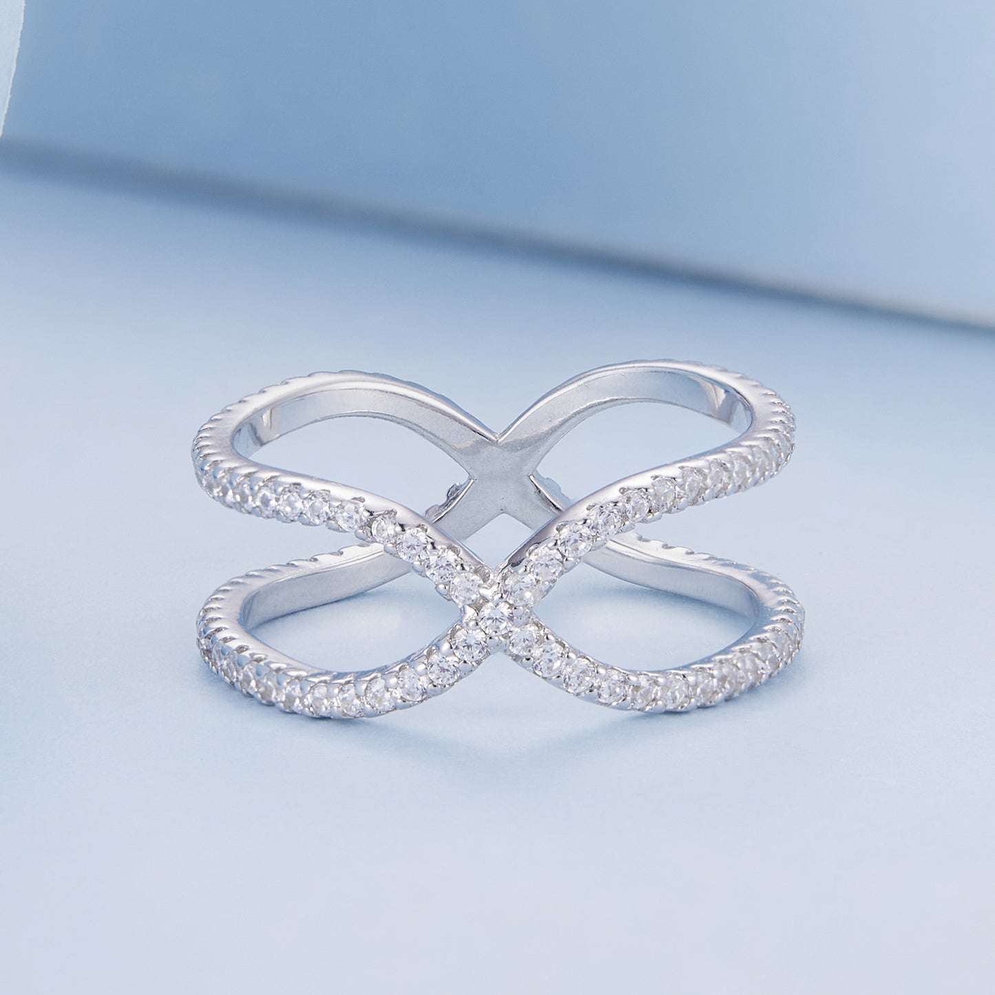 Rosella Criss-Cross X Design Ring