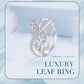Marquise Leaf Vine Ring