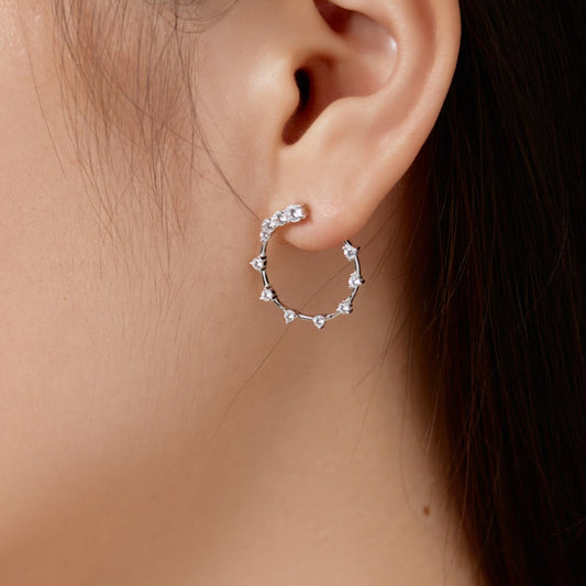 Star Hoop Earring