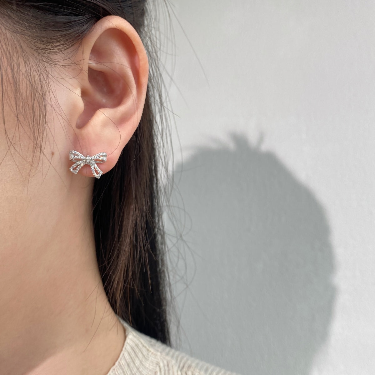 Bow Stud Earring