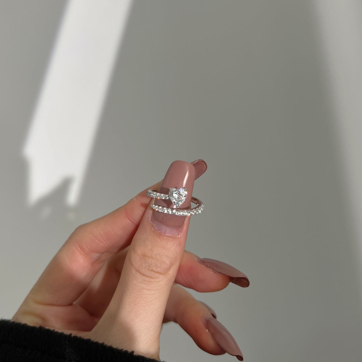 Heart Shape Wrap Ring