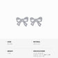 Bow Stud Earring